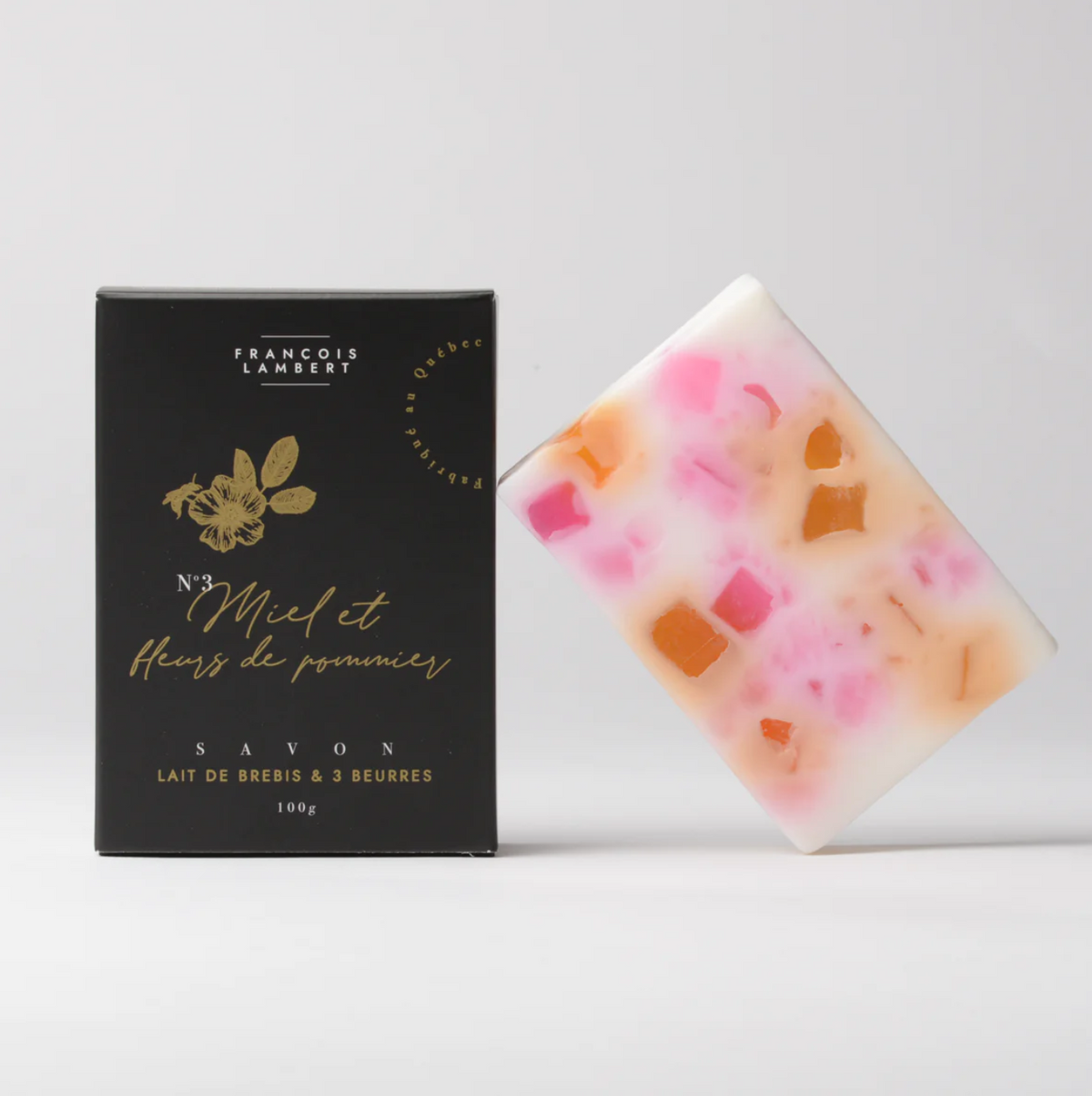 Savon Au Lait De Brebis Miel & Fleurs De Pommiers - N.3