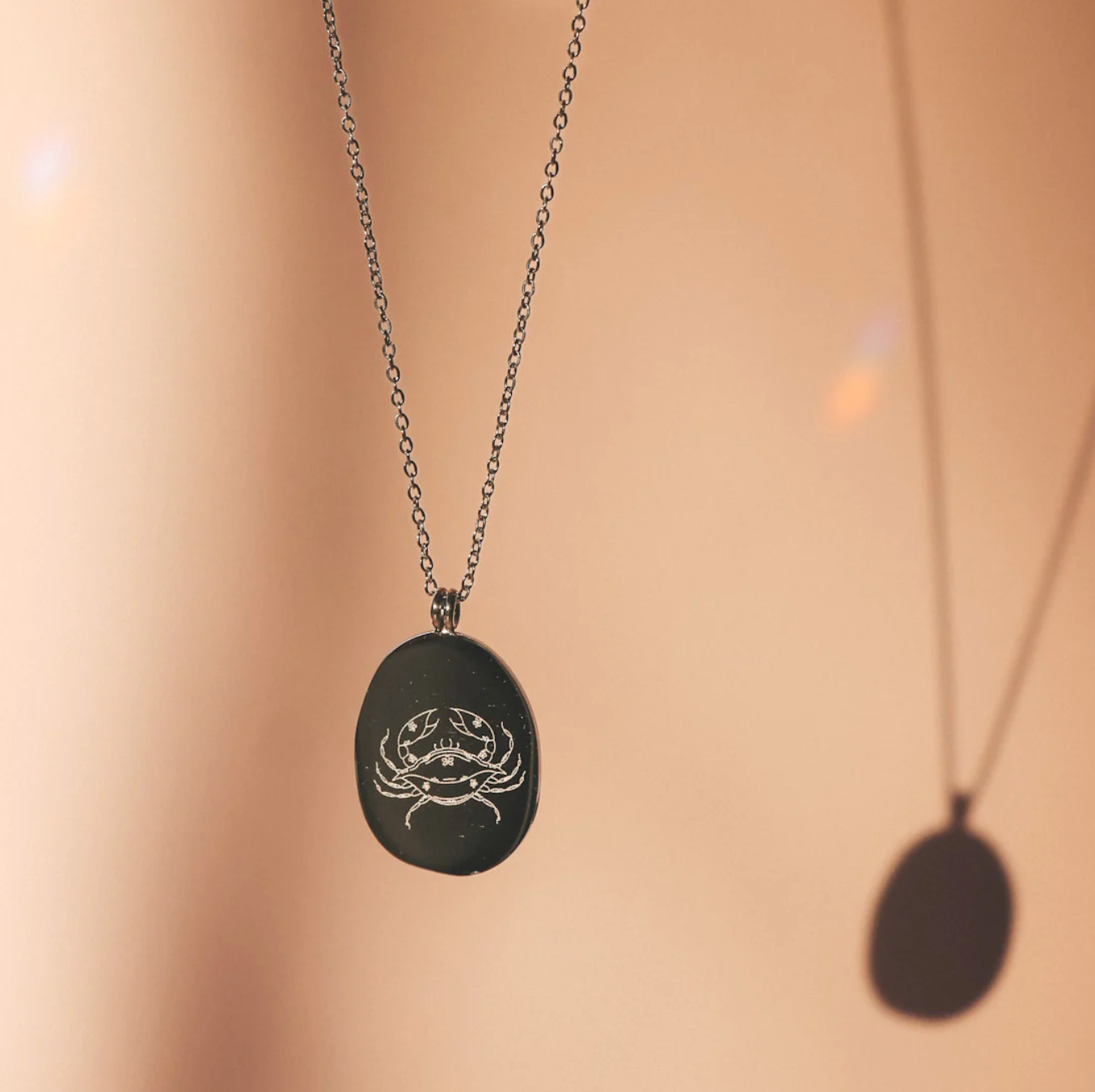 Collier Zodiac Argent - Cancer