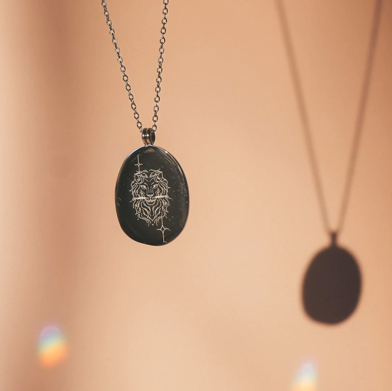 Collier Zodiac Argent - Lion