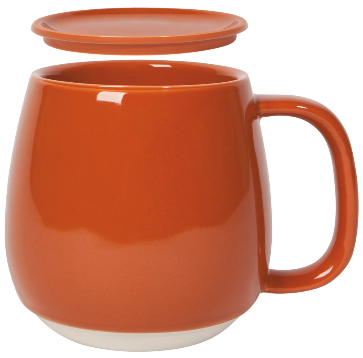 Tasse Avec Couvercle Terracotta