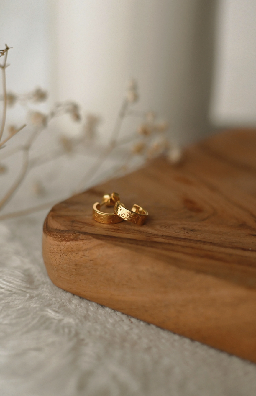 Boucles D'oreilles Wildflower Vermeil