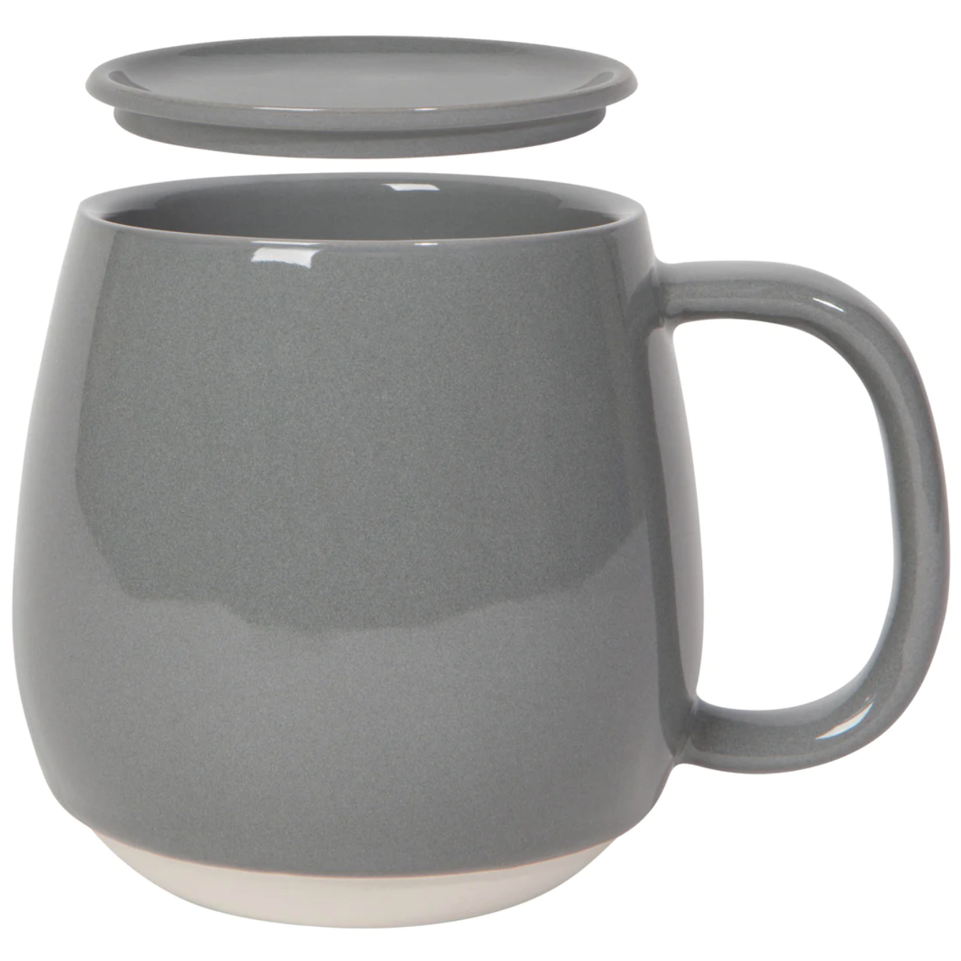 Tasse Avec Couvercle Grise