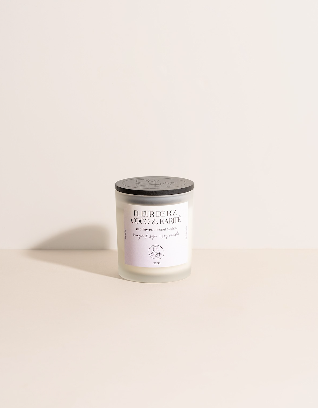 Chandelle Fleur De Riz, Coco & Karité