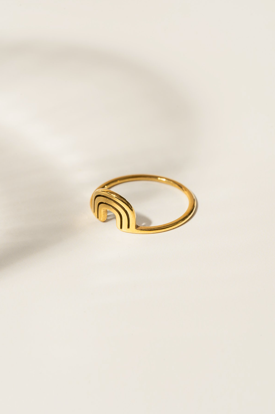 Bague Rainbow Or