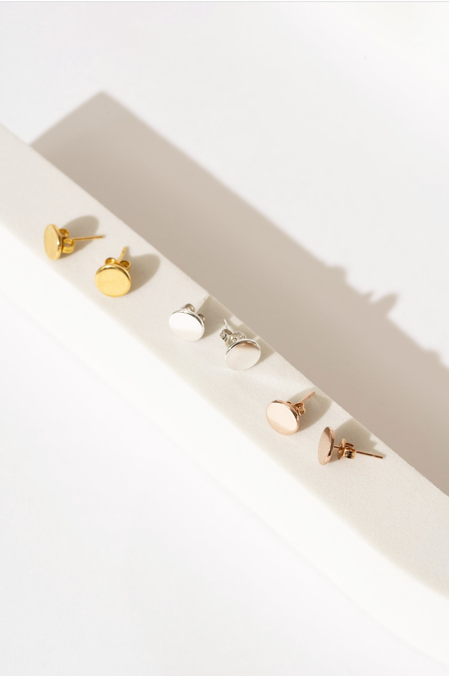 Boucles D'oreilles Basic Or Rose