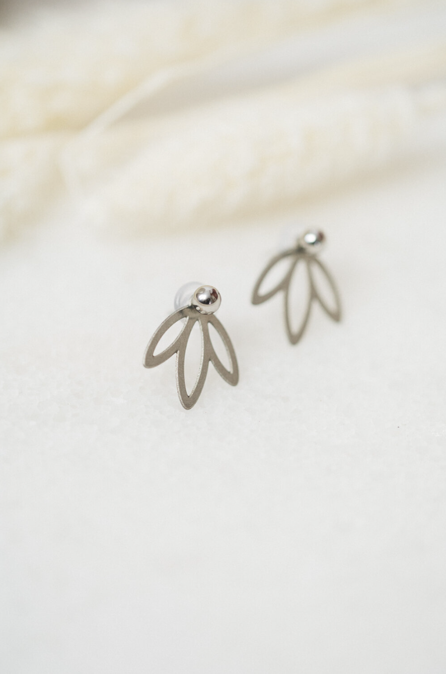 Boucles D'oreilles Flore Argent