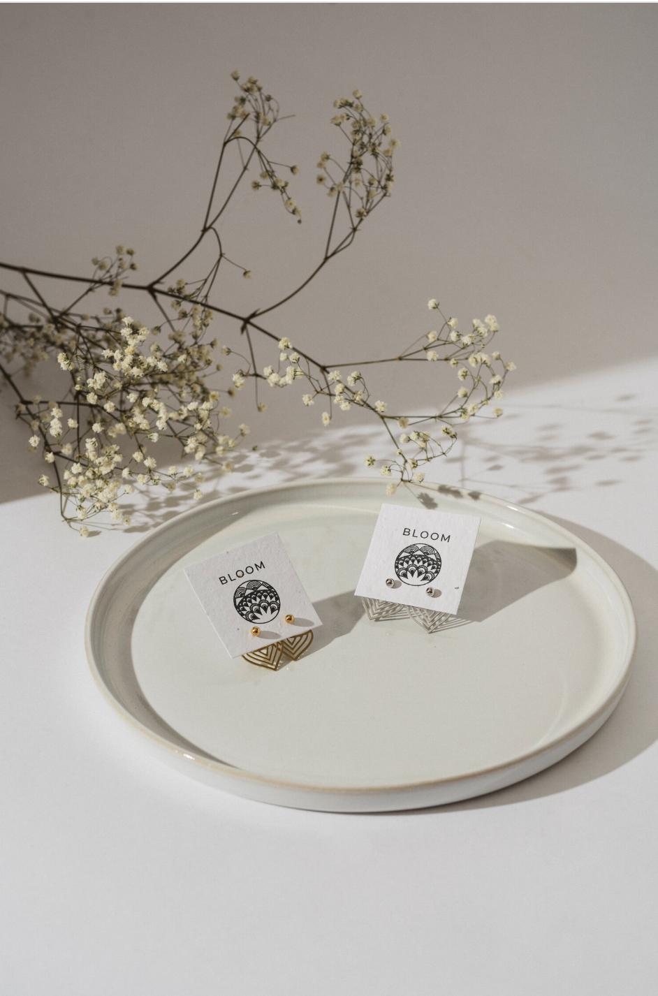 Boucles D'oreilles Hoja Argent