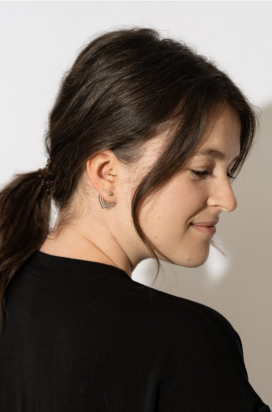 Boucles D'oreilles Hoja Argent
