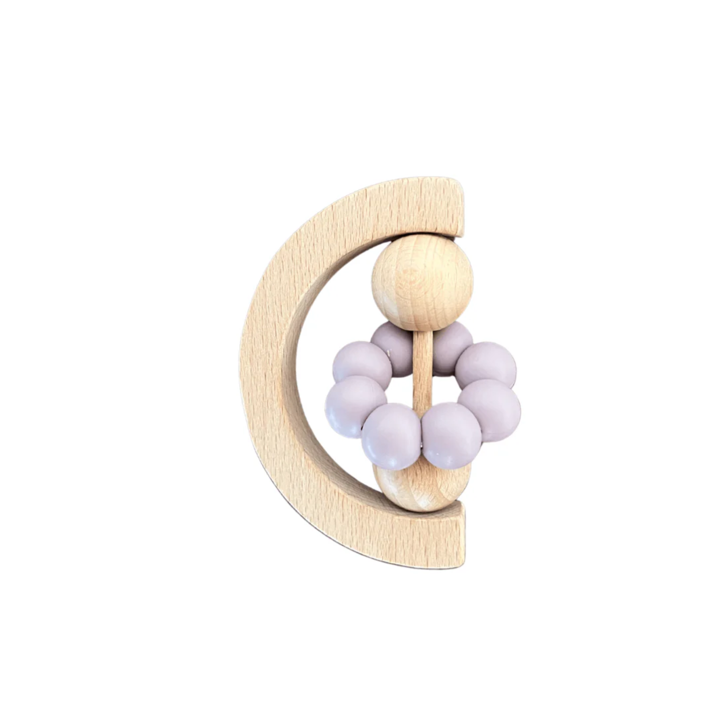 Jouet De Dentition Montessori Lilas