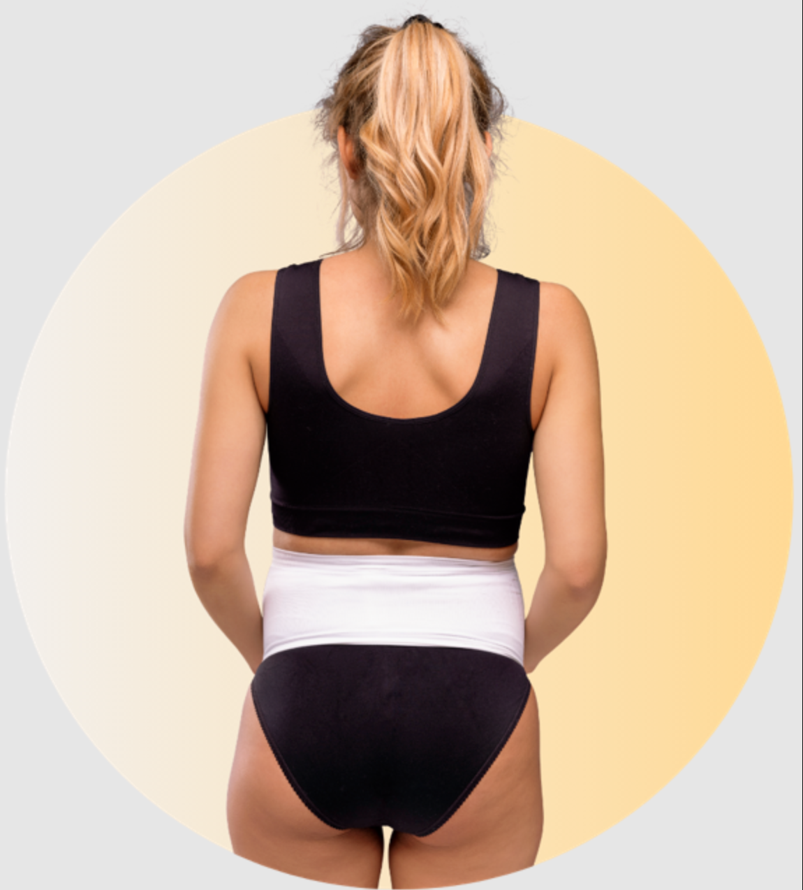 Bandeau De Grossesse Doux Blanc