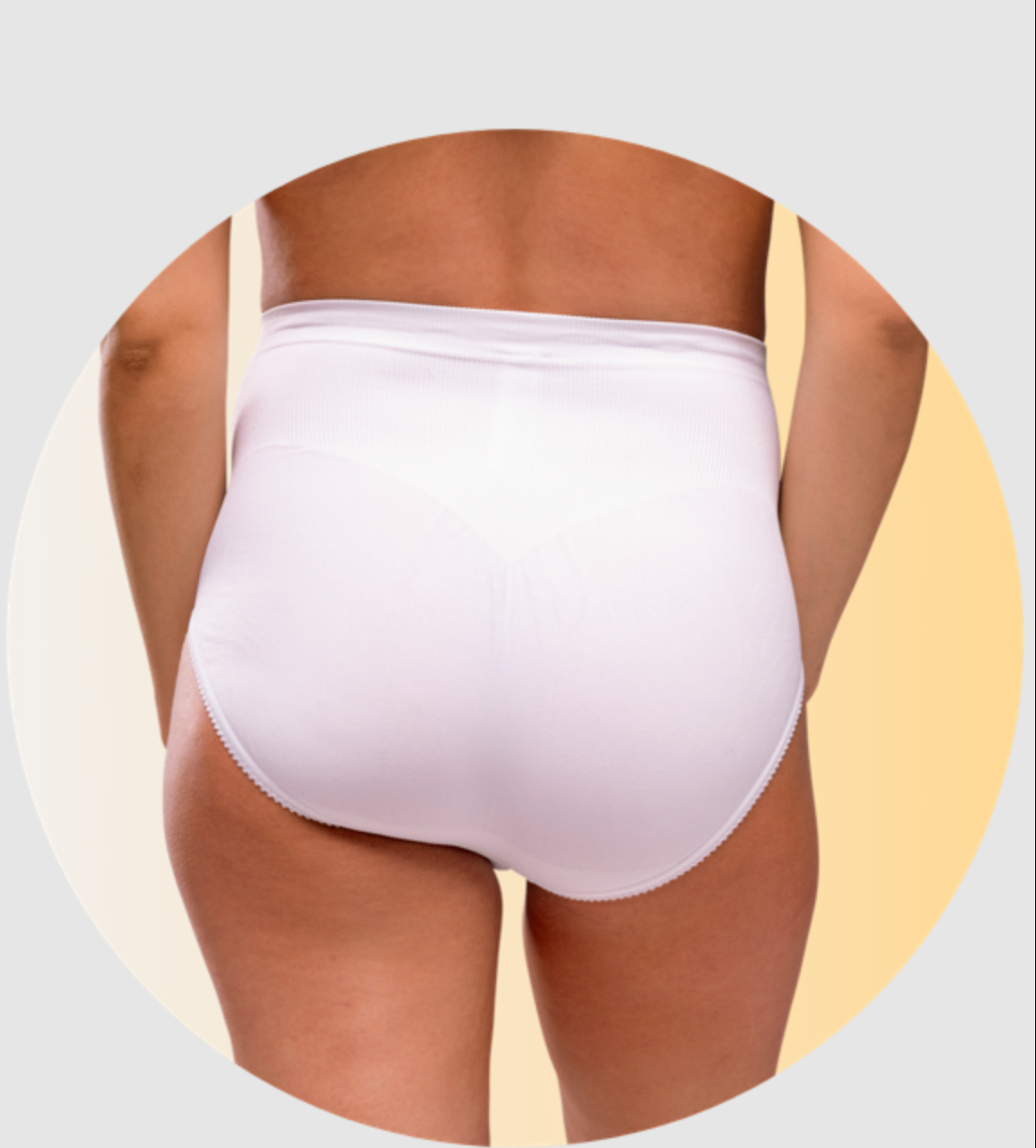 Culotte De Grossesse Seamless Blanche