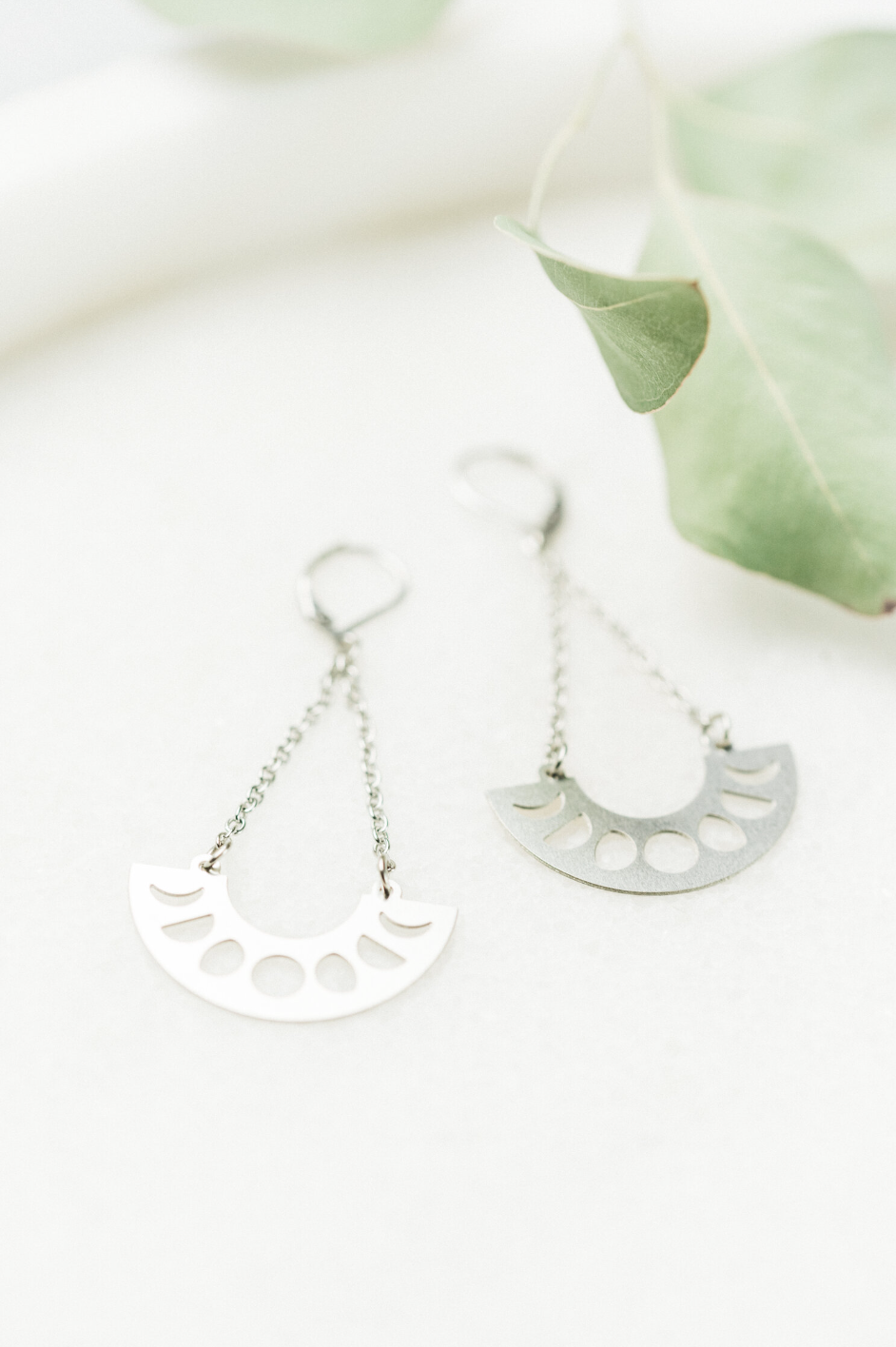 Boucles D'oreilles Phase Lunaire