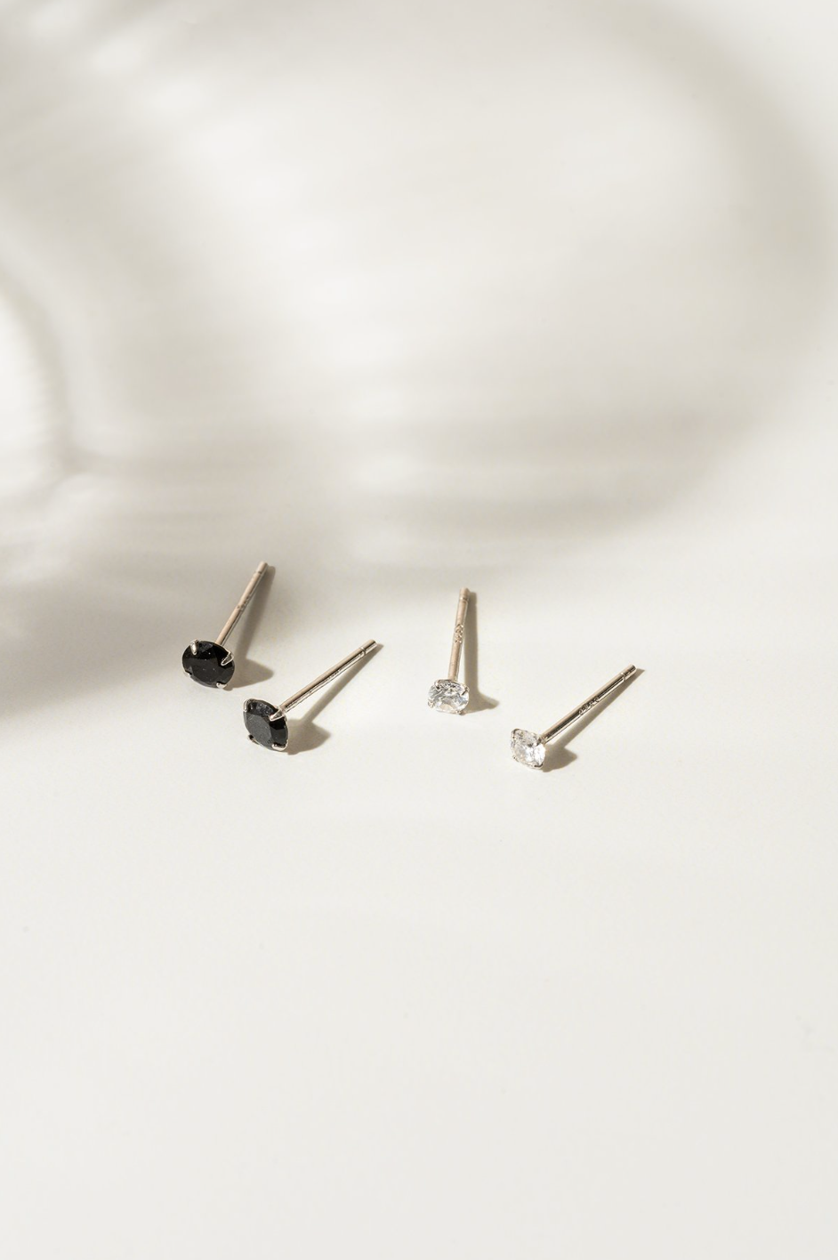 Boucles D'oreilles Zeta Noir