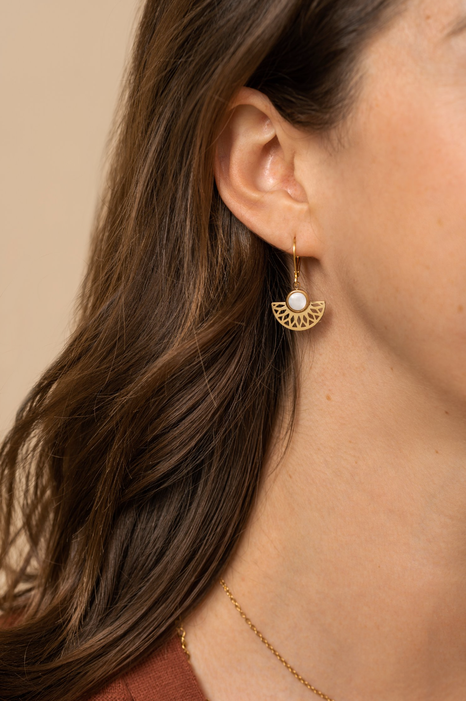 Boucles D'oreilles Ziva Or