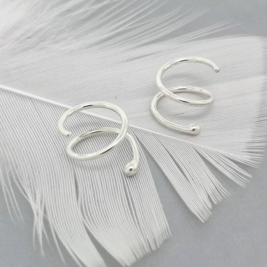 Boucles D'oreilles Spirales 7.5 mm