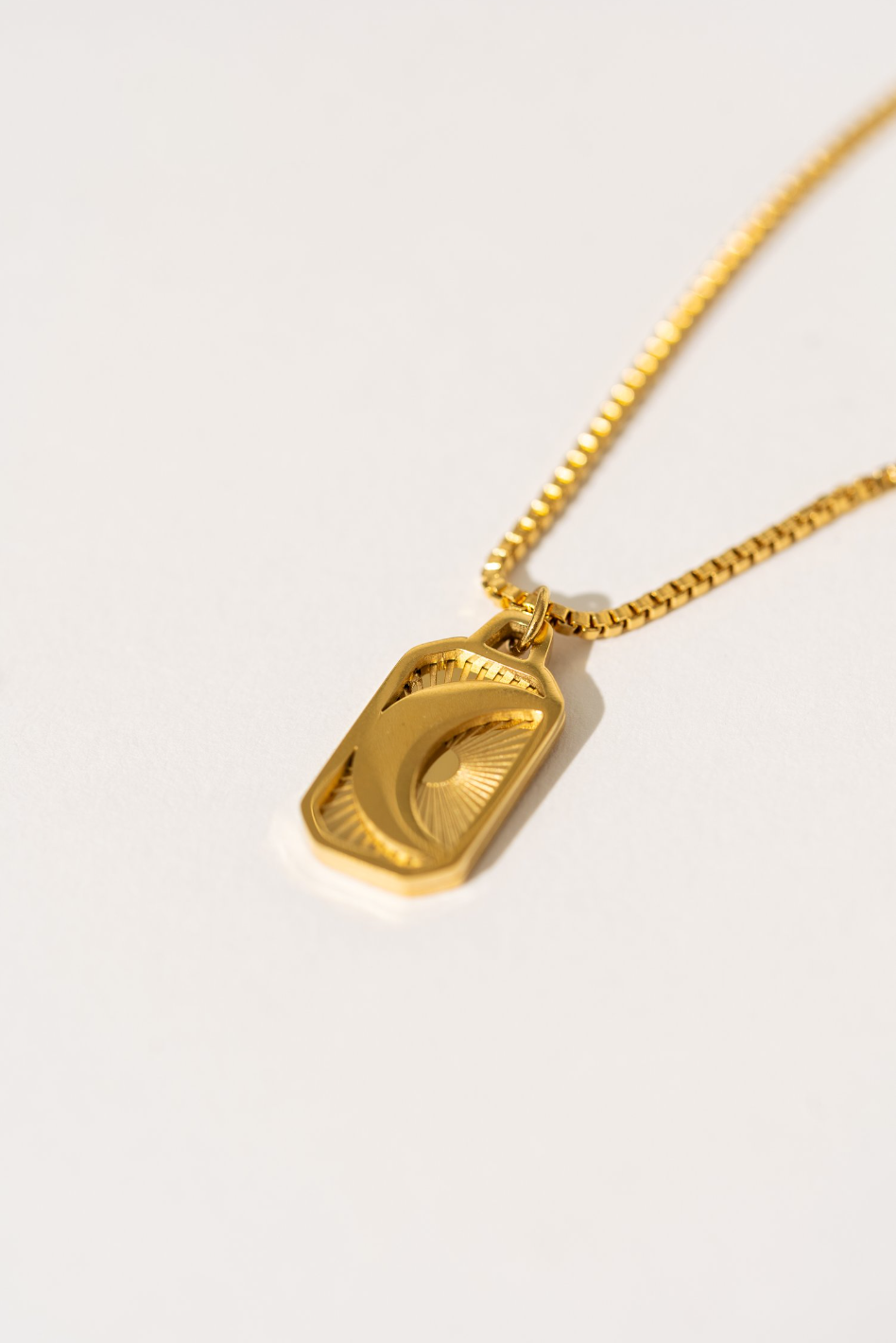Collier Crescente Or