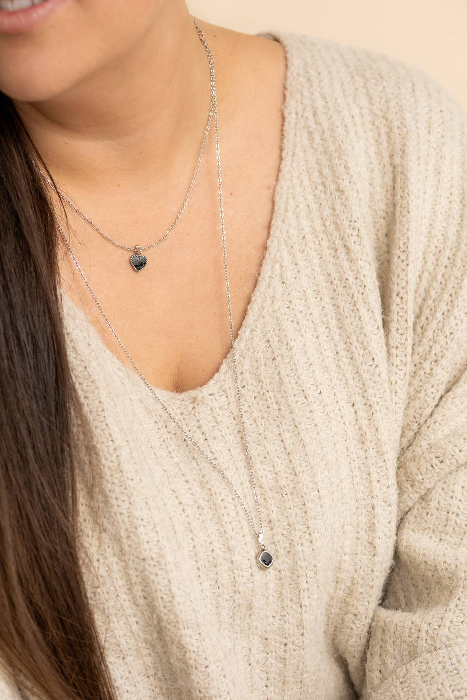 Collier Crow Argent