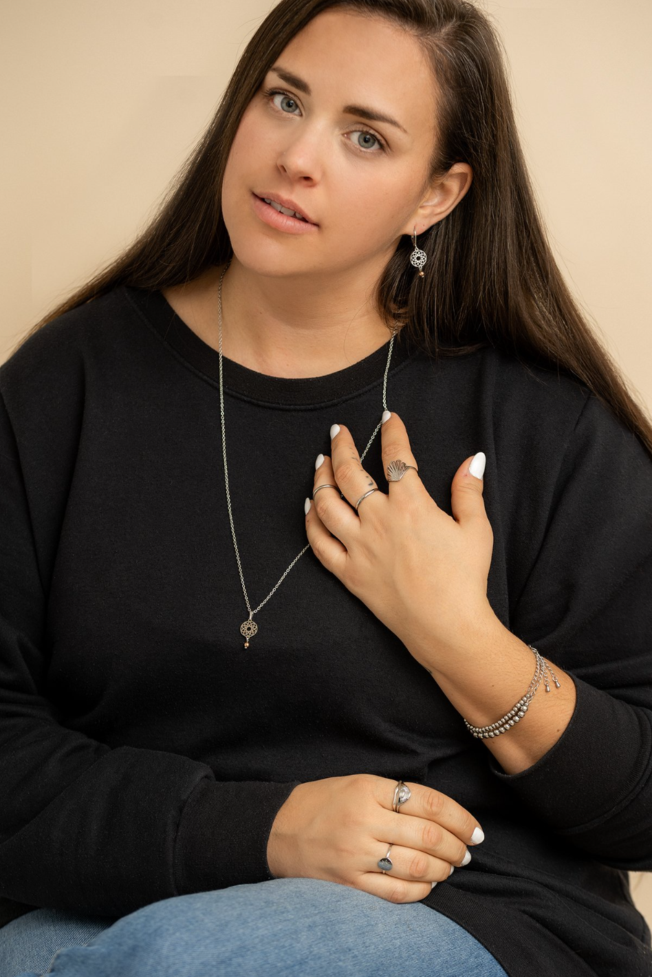 Collier Fjolla Argent