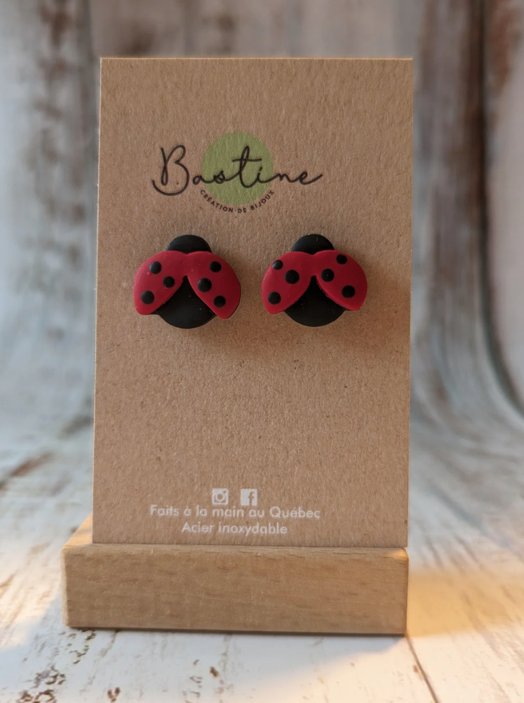 Studs Coccinelles