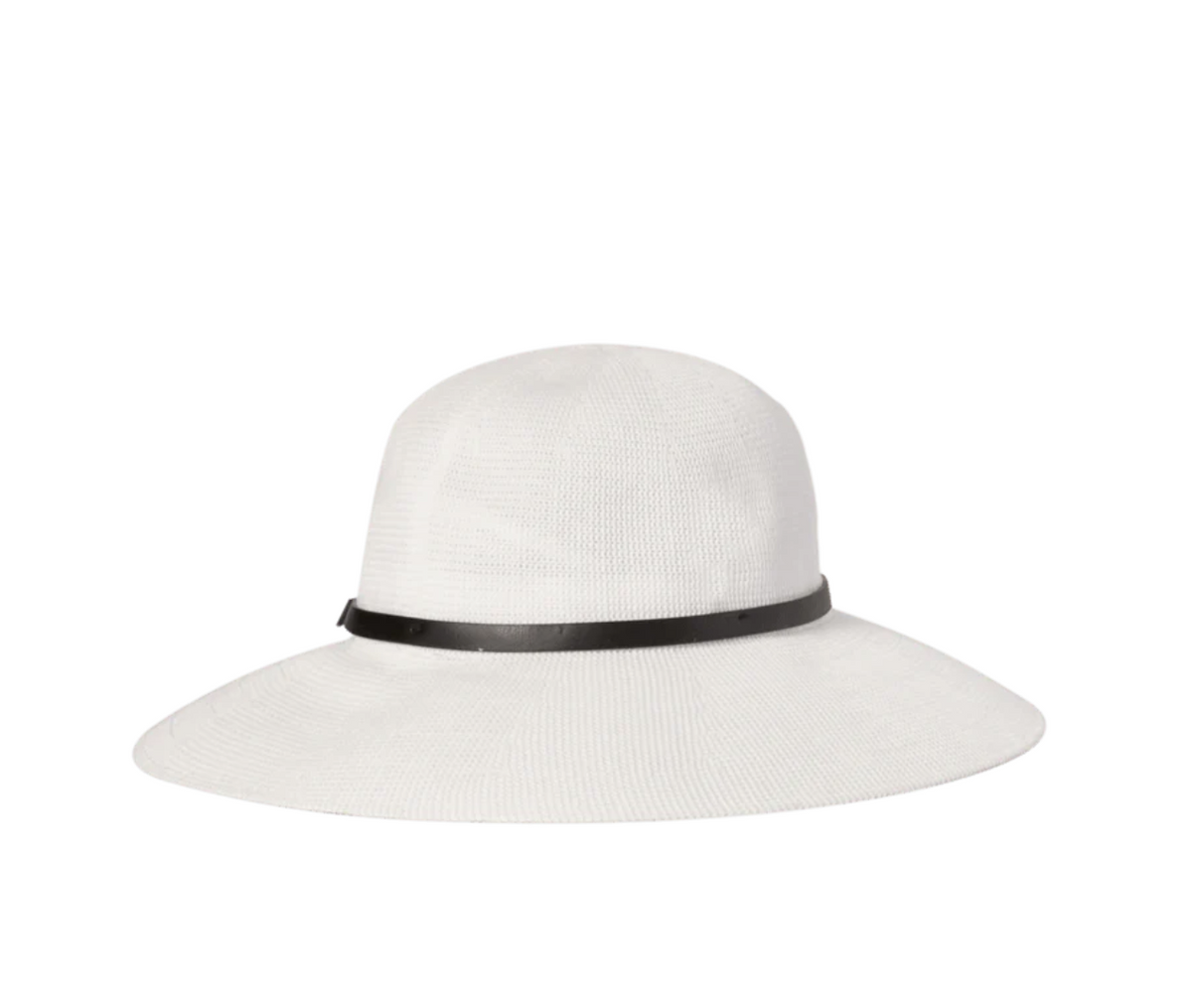 Chapeau Leslie Blanc