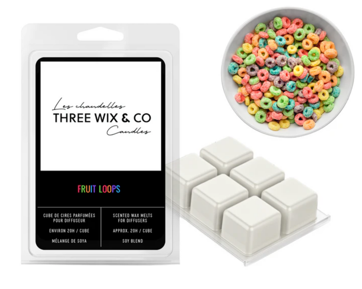 Cube De Cires Parfumées Pour Diffuseur Fruit Loop