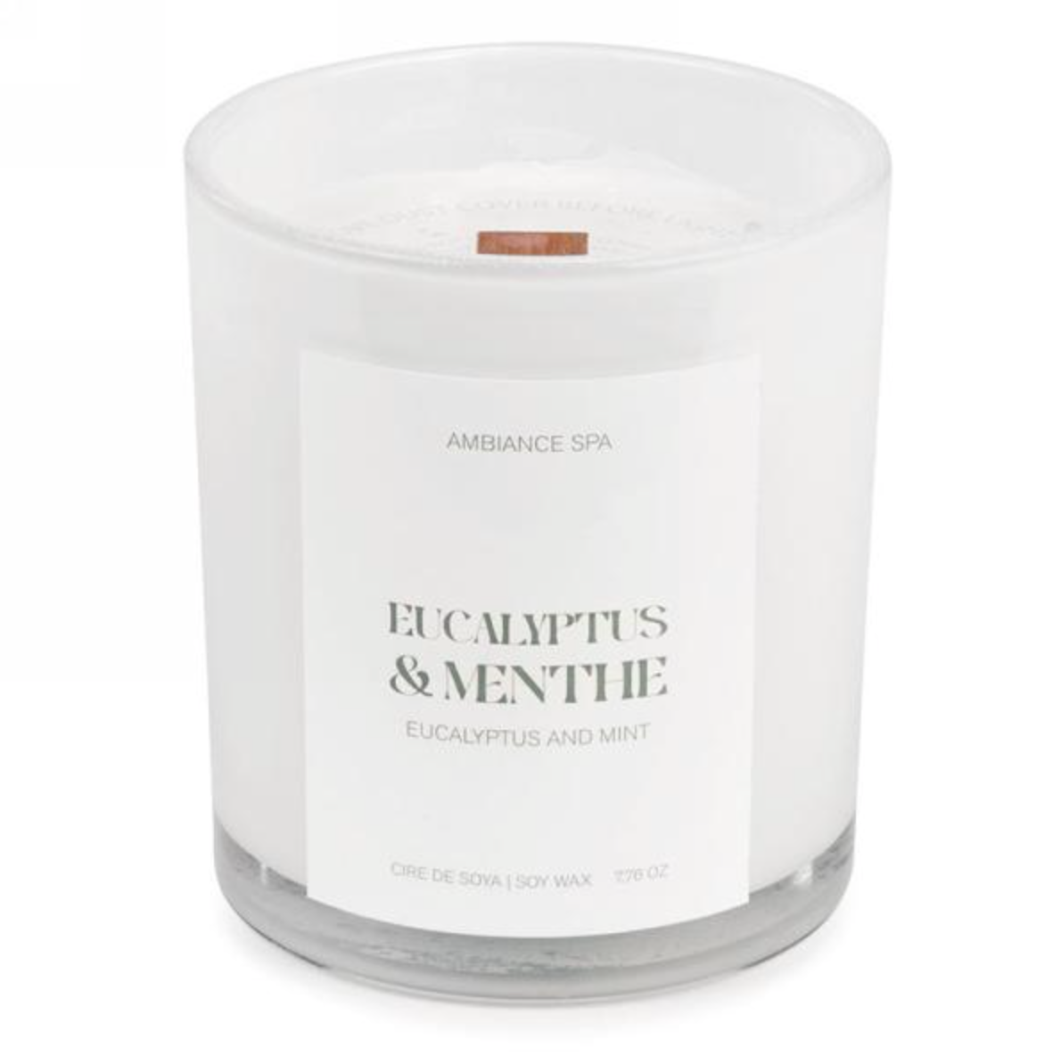 Chandelle Blanche Eucalyptus & Menthe