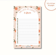 Bloc-Notes Ma Liste De Choses À Faire Clémentines