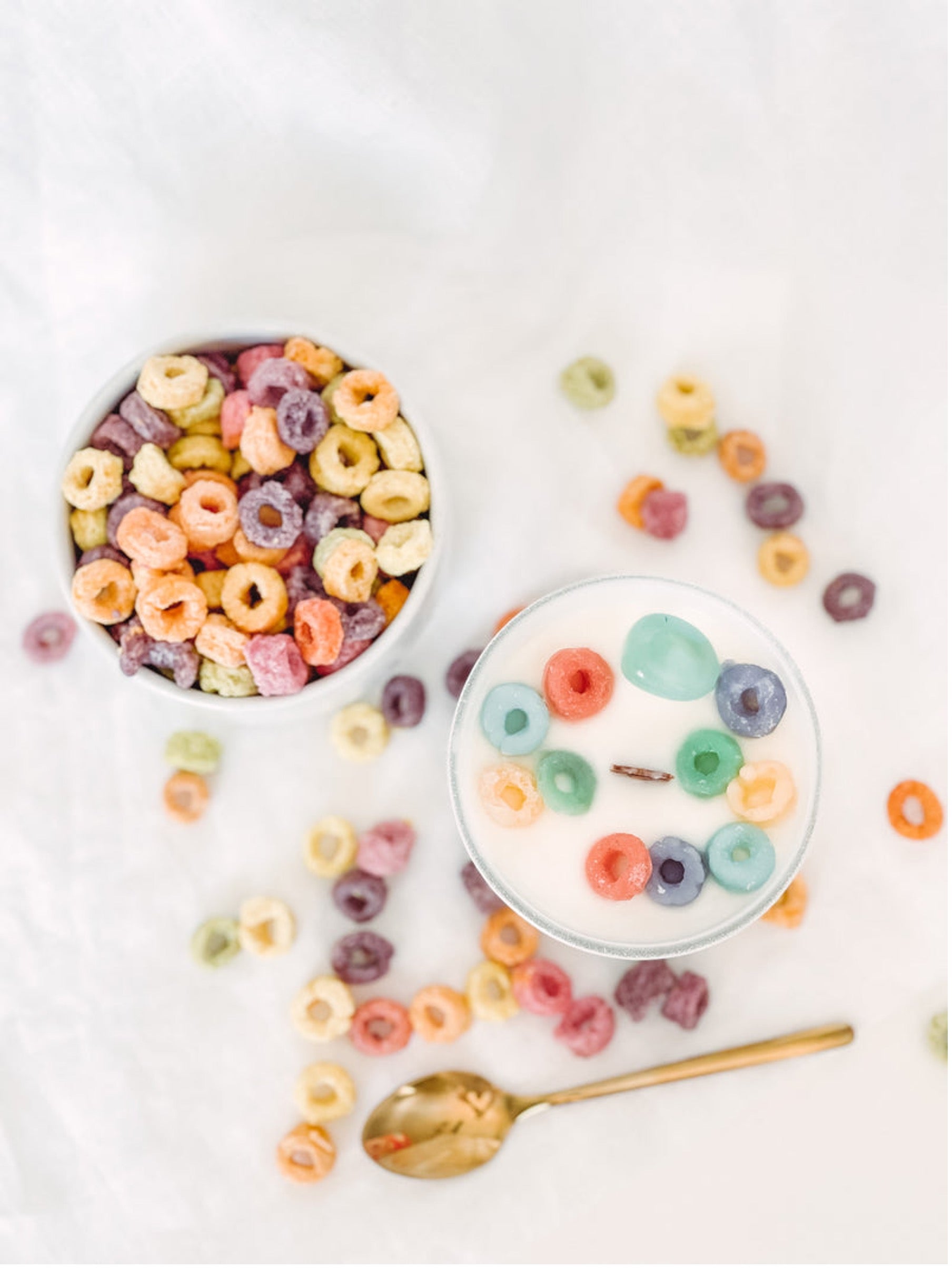 Chandelle Fruit Loops - Obsidienne Bleue