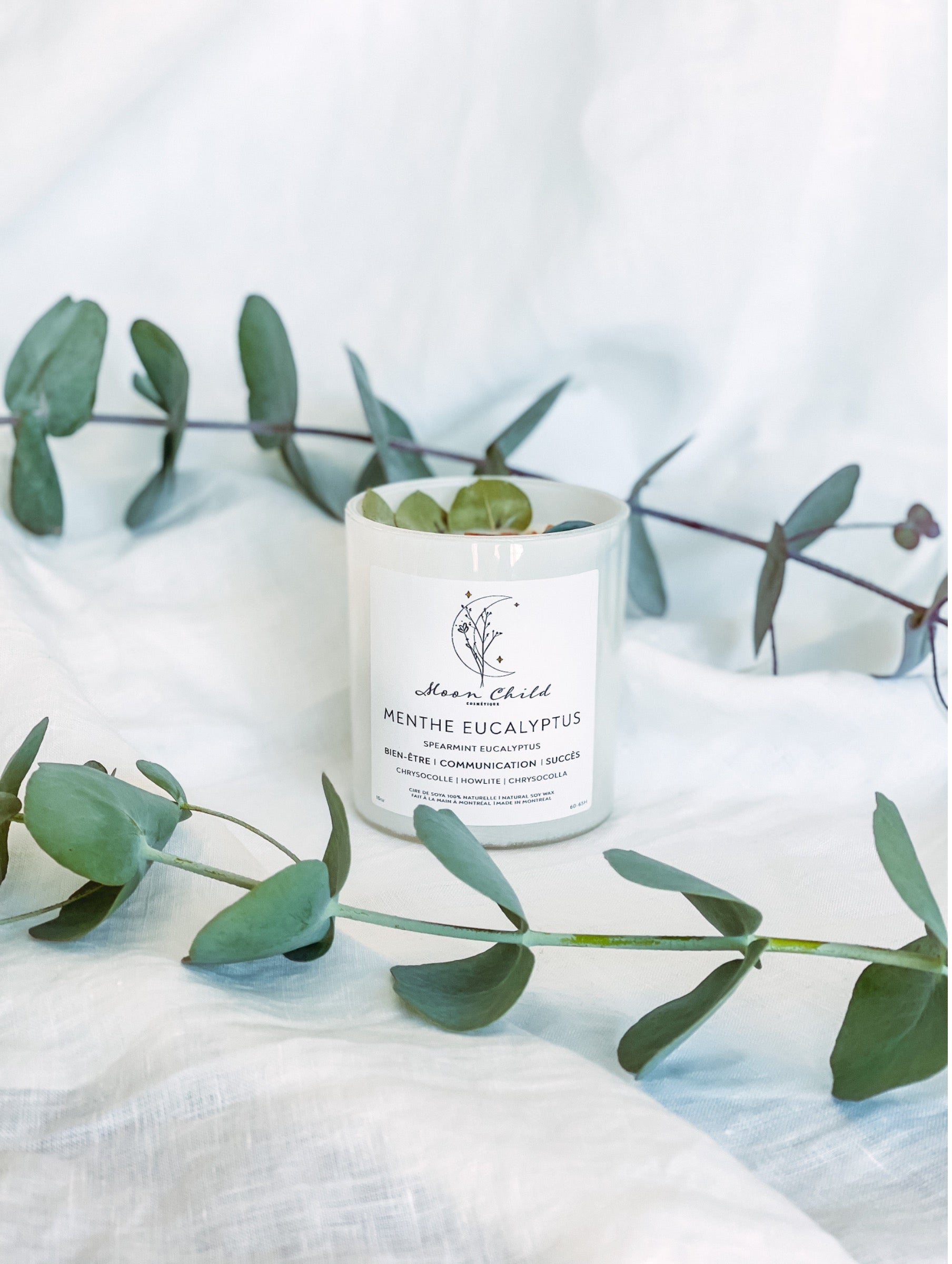Chandelle Menthe & Eucalyptus - Chrysocolle