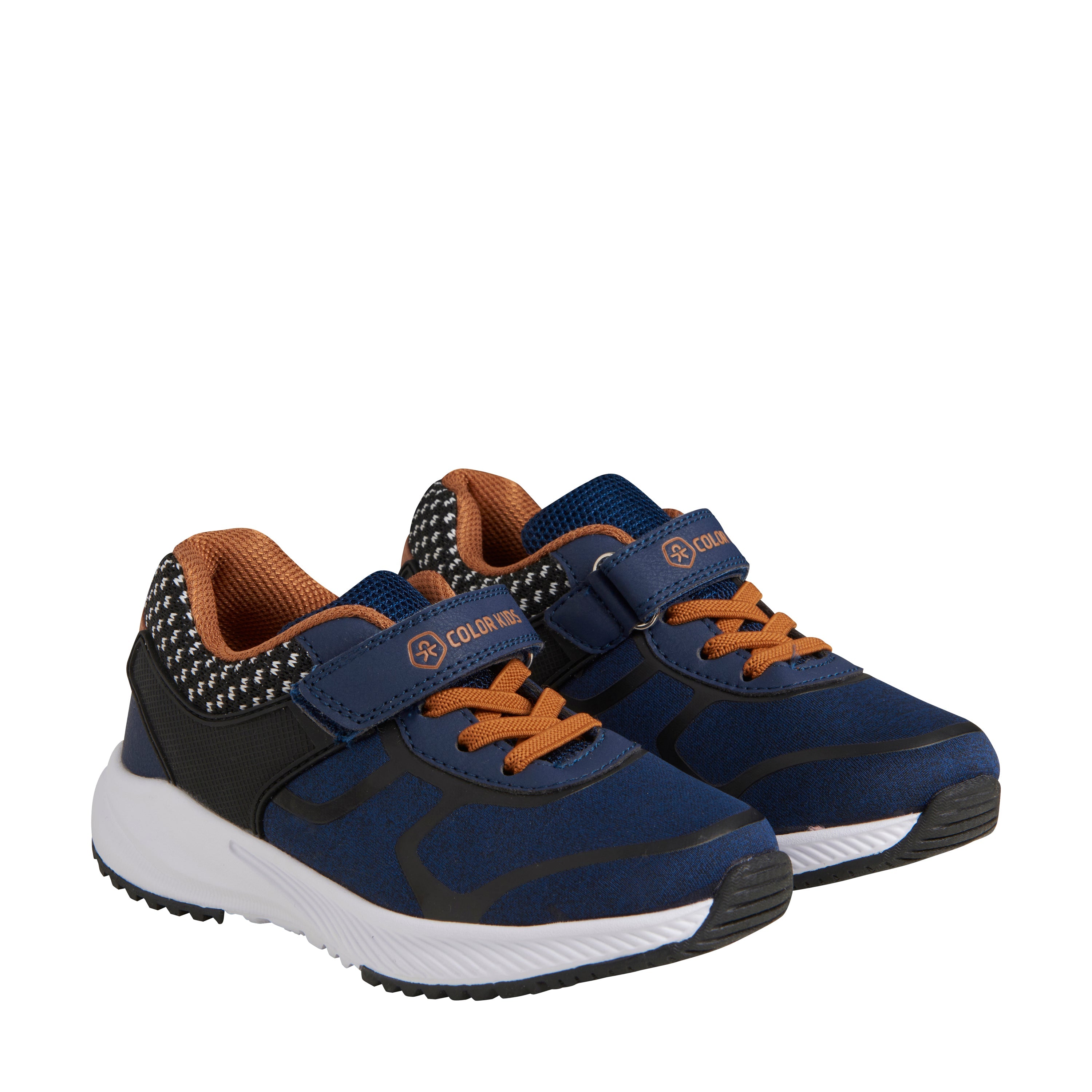 Chaussures De Sport Bleu Marin & Orange