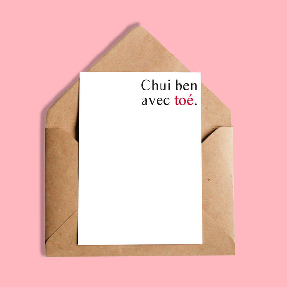 Carte Chui Ben Avec Toé.