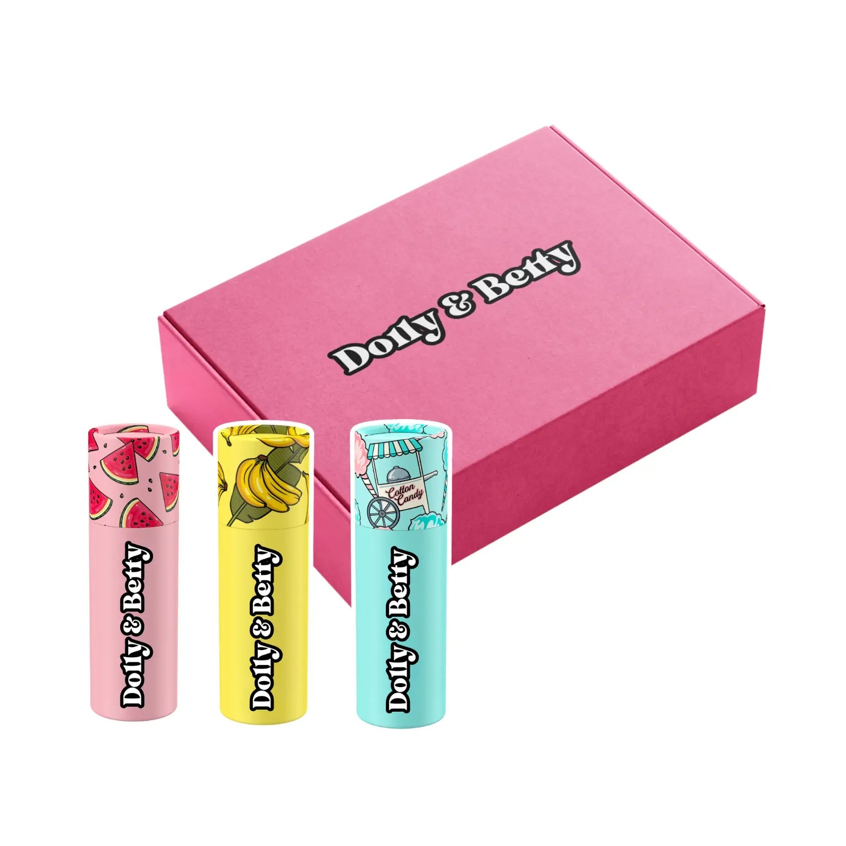 Coffret Rose (3 Baumes À Lèvres)