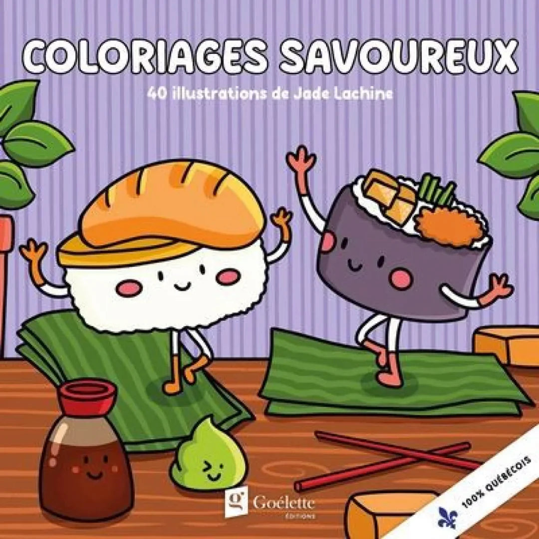 Livre À Colorier Jade Lachine Coloriage Savoureux