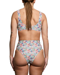 Haut De Bikini Geneviève Fleurs Pastels