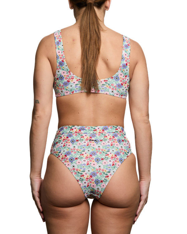 Bas Bikini Geneviève Fleurs Pastels