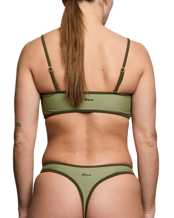 Bas De Bikini Regina Vert Kaki