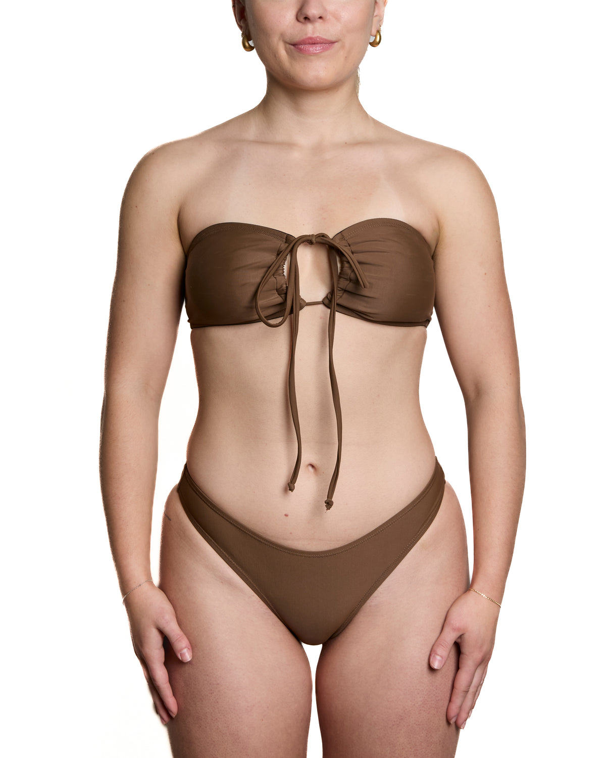Haut De Bikini Jordane Brun