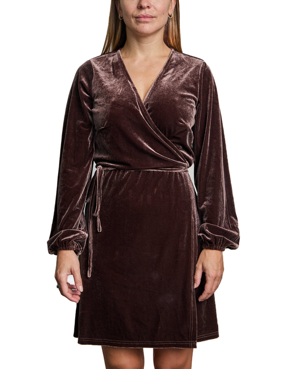 Robe Portefeuille Corine Taupe