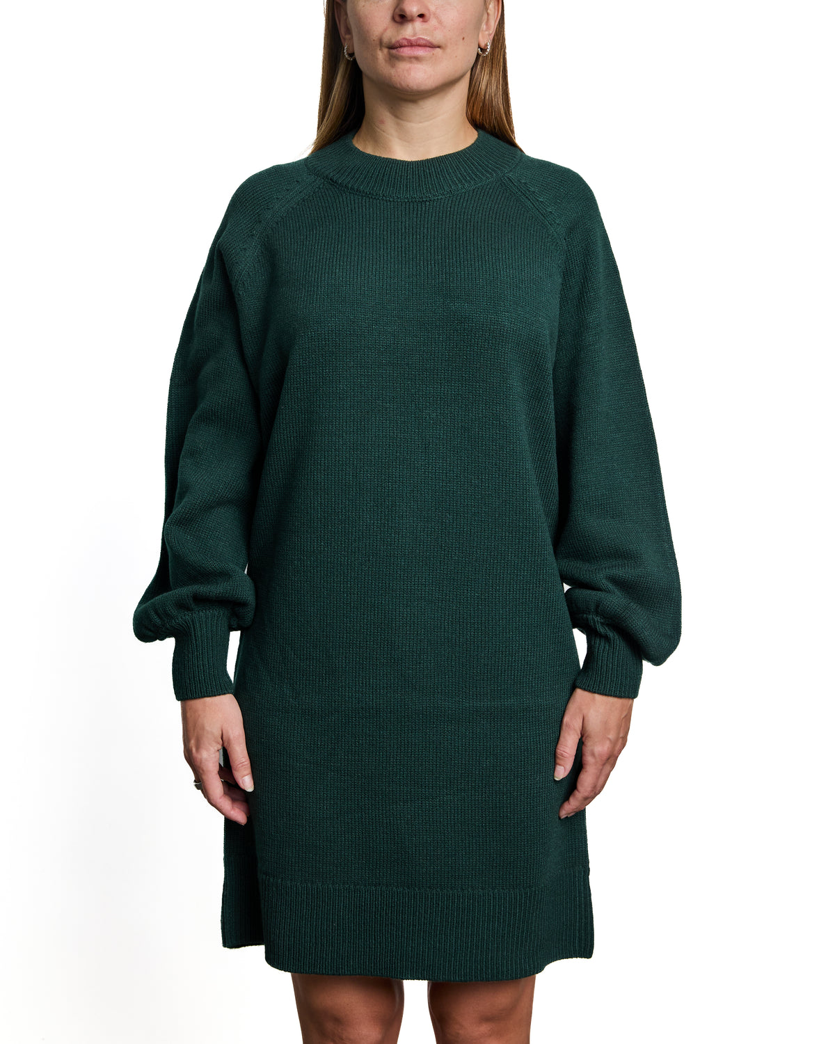 Robe Sweater Vert Forêt