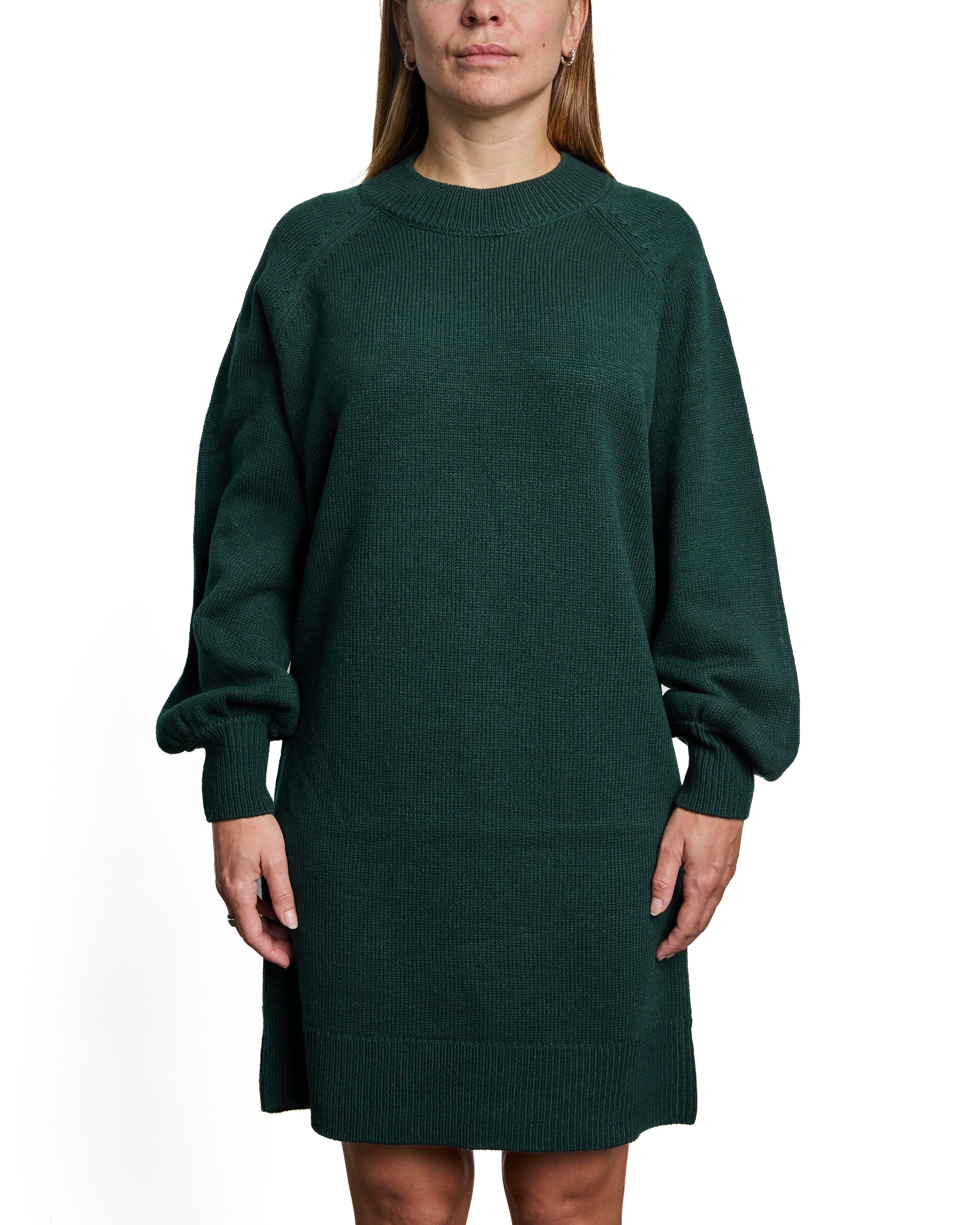 Robe Sweater Vert Forêt