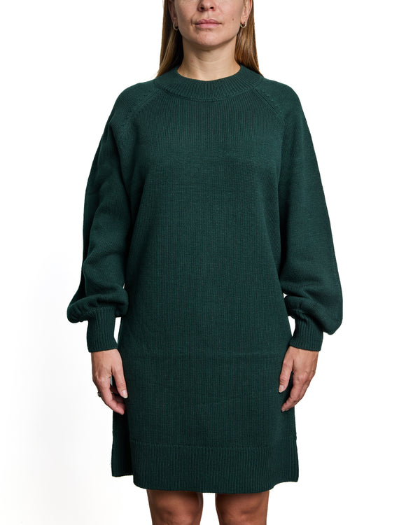 Robe Sweater Vert Forêt
