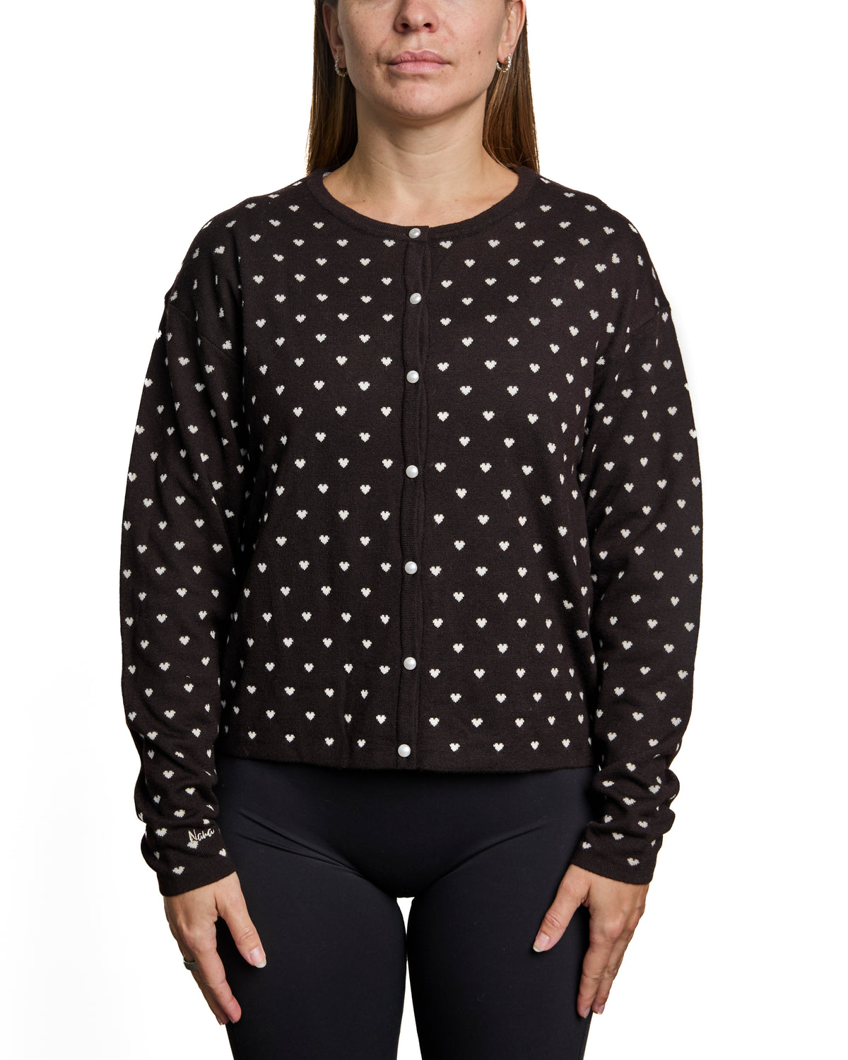 Cardigan Tyla Petits Coeurs Beiges