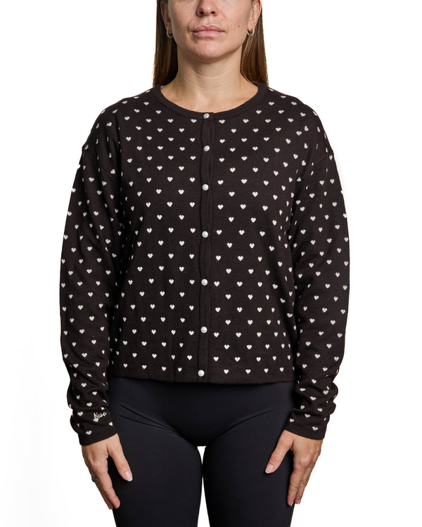 Cardigan Tyla Petits Coeurs Beiges