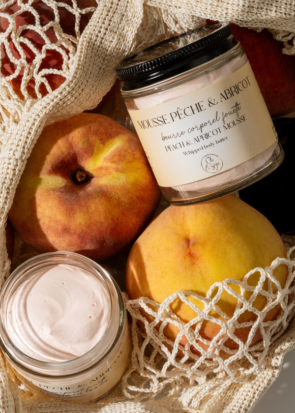 Beurre Corporel Fouetté Mousse Pêche & Abricot