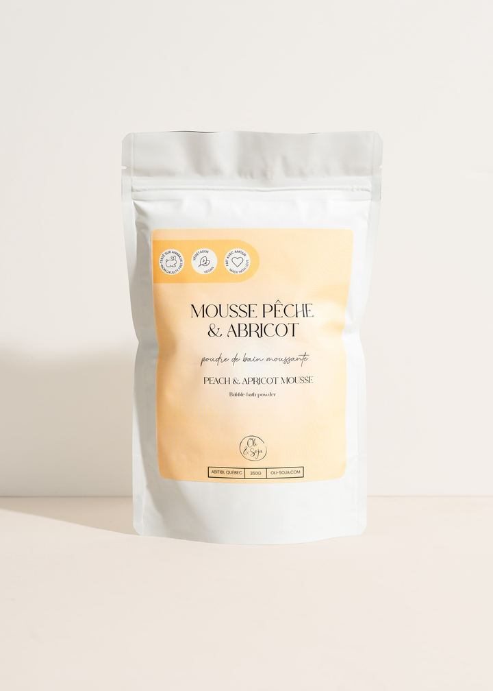 Poudre De Bain Mousse De Pêche & Abricot