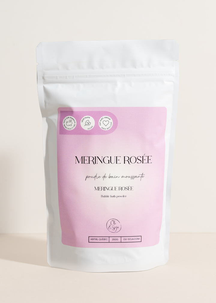 Poudre De Bain Meringue Rosée
