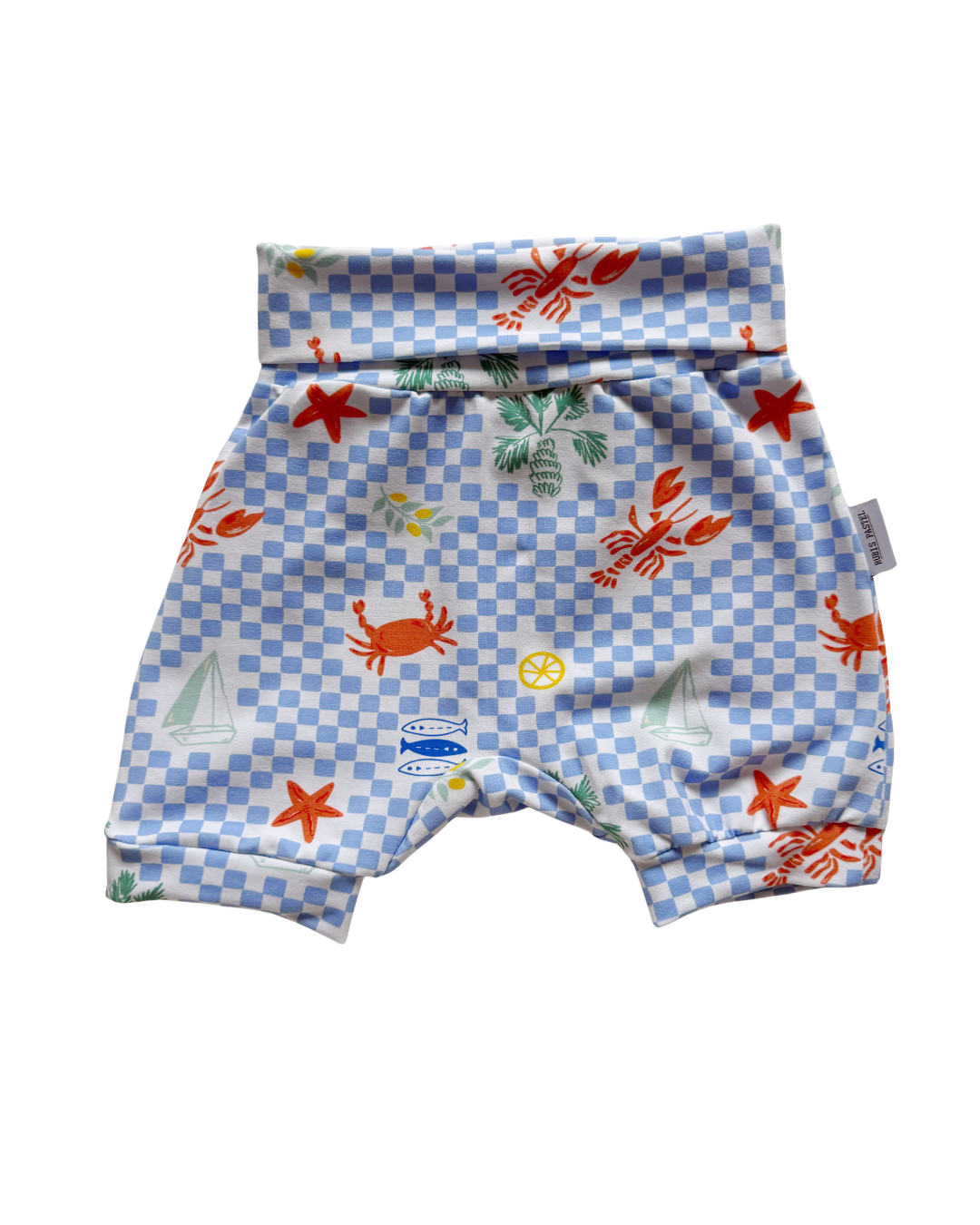 Shorts Évolutives À Carreaux Crabes