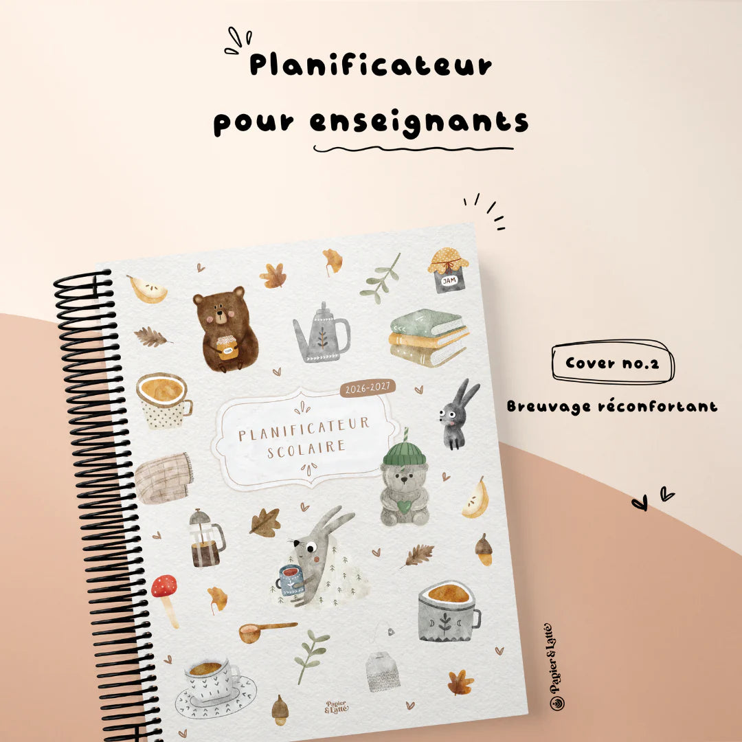 Planificateur Enseignant 2026-2027 02 5 périodes (3AM & 2PM)