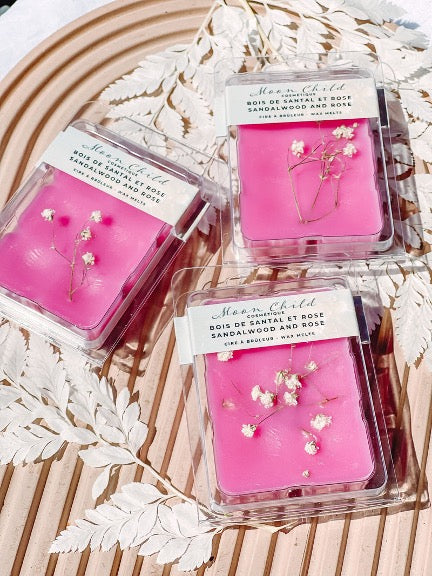 Cube De Cire Bois De Santal & Rose
