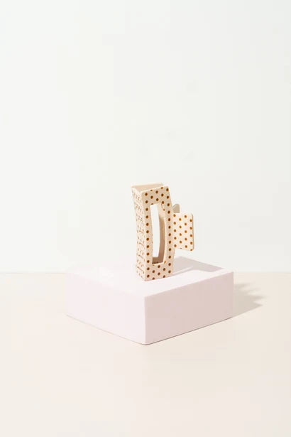 Pince Beige Polka Dot Small